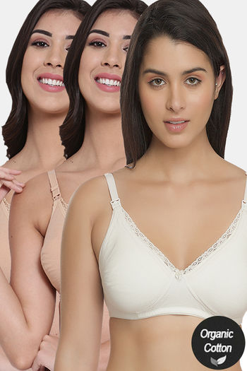 Sigma Non-Padded Non-Wired Pure Cotton Front Clousre Women Bra at Rs  180/piece, Cotton Bra in New Delhi