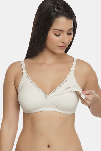 Buy Zivame Maternity Double Layered Non Wired 3/4th Coverage Maternity / Nursing  Bra - Raspberry Radiance at Rs.420 online