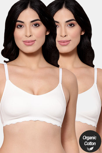 Buy Zivame Glitter Straps Padded Non Wired 3/4th Coverage T-Shirt Bra -  Baltic at Rs.450 online