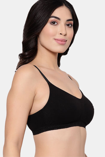 Buy InnerSense Organic Cotton Anti Microbial Backless Non-Padded Seamless  Bra - Blue at Rs.545 online