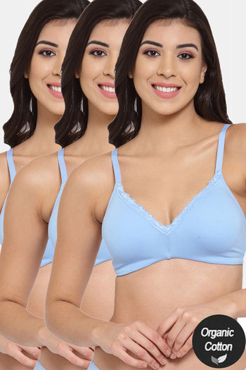Buy InnerSense Organic Cotton Anti Microbial Padded Bra - Assorted at  Rs.2900 online