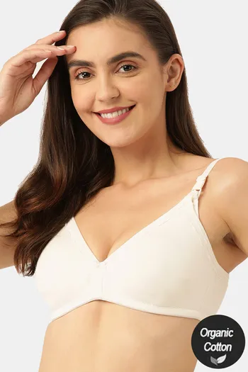 MARKS & SPENCERS ORGANIC COTTON NON WIRED MATERNITY BRA BLACK