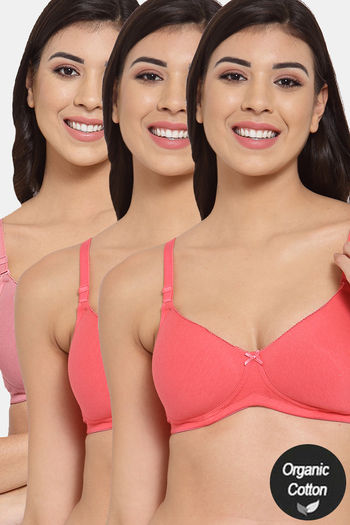 Buy Assorted Pack of 3 Padded Bras Online India, Best Prices, COD