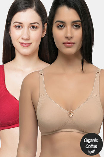Buy Souminie Double Layered Non-Wired Full Coverage Sag Lift Bra