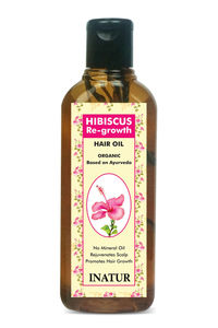 Buy Inatur Re-growth Hair Oil - Hibiscus 100 ml