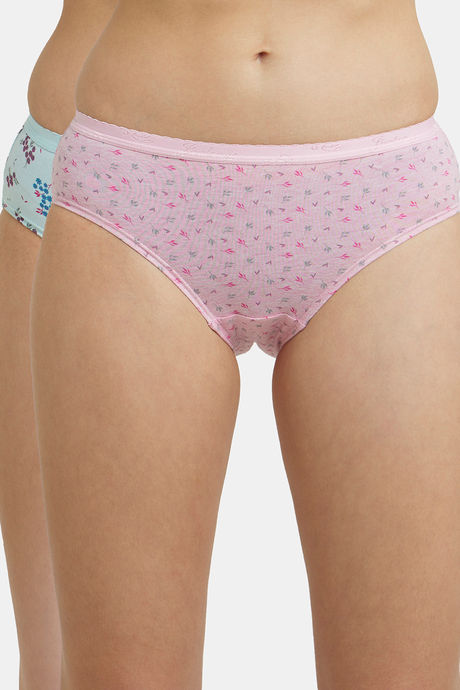 Buy JOCKEY Mixed Darks Women's Printed Hipster Briefs - Assorted Pack Of 2