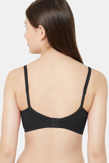 Buy Juliet Double Layered Non Wired Medium Coverage T-Shirt Bra - Black at  Rs.449 online