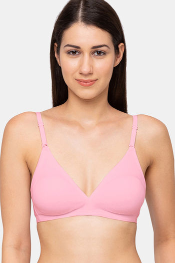 Juliet Double Layered Non Wired Medium Coverage T-Shirt Bra - Pink