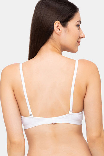 Buy Juliet Double Layered Non Wired Medium Coverage T-Shirt Bra - White at  Rs.329 online