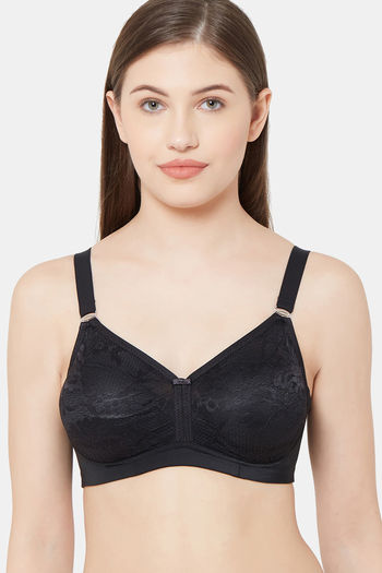 Buy Juliet Single Layered Non Wired Full Coverage Minimiser Bra - Black at  Rs.1299 online