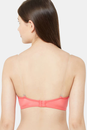 Buy Zivame Beautiful Basics Double Layered Non Wired 3/4th Coverage Backless  Bra - Rhododendron at Rs.315 online