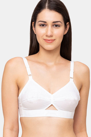 Buy Juliet Single Layered Non Wired Medium Coverage T-Shirt Bra - White at  Rs.319 online