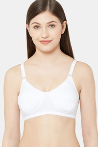 Buy Juliet Double Layered Non Wired Full Coverage Post Surgical Bra - White