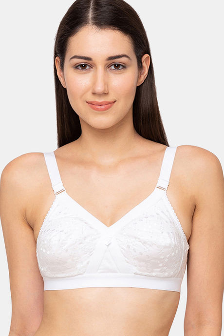 Buy Juliet Double Layered Non Wired Full Coverage T-Shirt Bra - White at  Rs.595 online