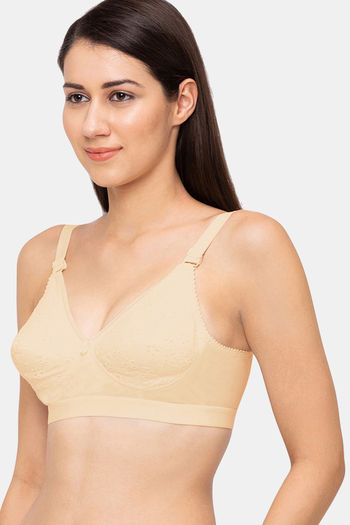 Juliet Double layered Non Wired Full Coverage T-Shirt Bra - Skin