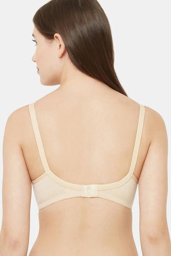 Zivame Maternity Double Layered Non Wired 3/4th Coverage Maternity /  Nursing Bra - Mock Orange