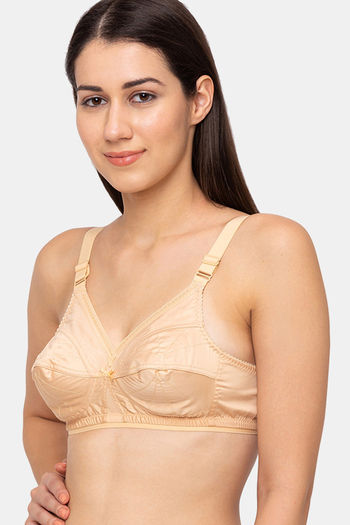 Juliet Double layered Non Wired Full Coverage T-Shirt Bra - Skin