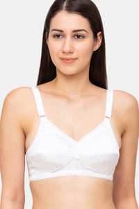 Buy Juliet Double Layered Non Wired Full Coverage Blouse Bra - White