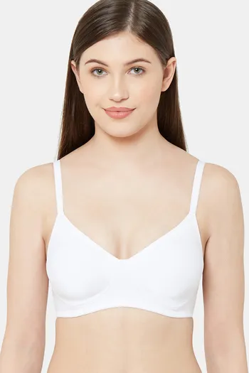 Buy Juliet Double Layered Non Wired Full Coverage T-Shirt Bra - White at  Rs.499 online