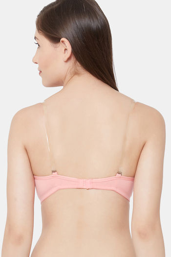 Juliet Lightly Lined Non Wired Full Coverage T-Shirt Bra - Peach