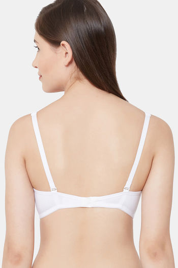 Juliet Lightly Lined Non Wired Full Coverage T-Shirt Bra - White