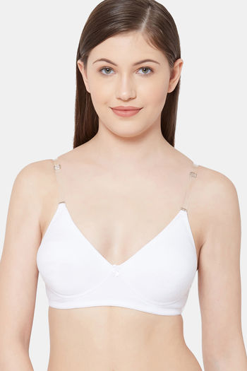 Juliet Lightly Lined Non Wired Full Coverage T-Shirt Bra - White