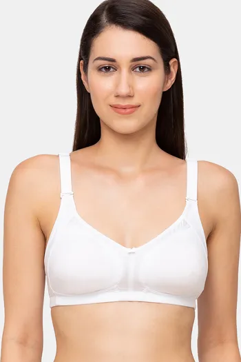 Buy Juliet Double Layered Non Wired Full Coverage Minimiser Bra - White at  Rs.549 online