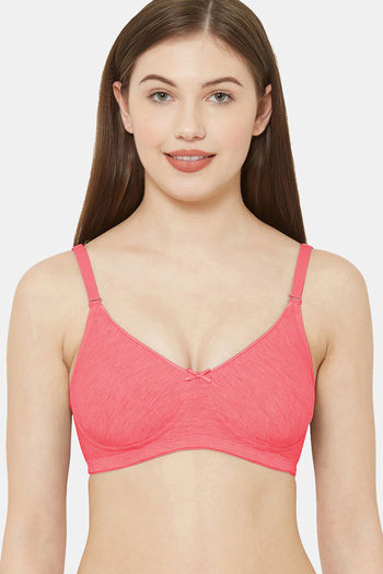 Buy Naidu Hall Women's Polyester Non-Padded, Non-Wired, Moderate Coverage, Molded, with Thin Strap Regular Bra, 3 Piece