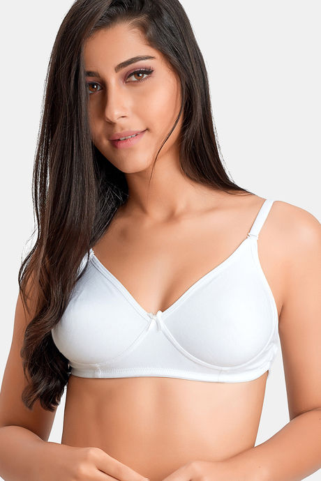 Buy Juliet Womens Non Padded Non Wired Bra Combo Matinee Skin White Online