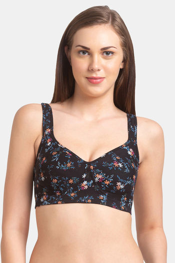 Buy Juliet Double Layered Non Wired Full Coverage T-Shirt Bra - Black at  Rs.699 online
