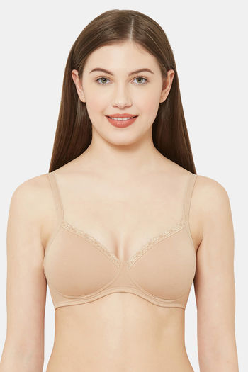 Buy Lovable Women Girls Cotton Seamless Non-Wired Padded 3/4th