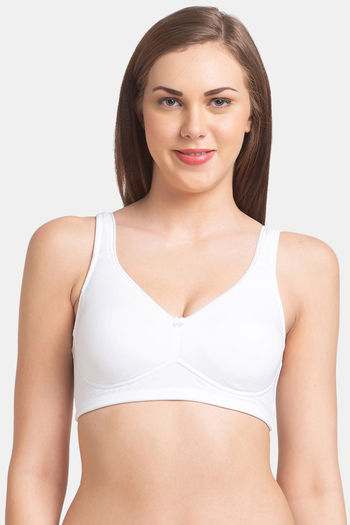 Buy Juliet Lightly Lined Non-Wired Full Coverage Minimiser Bra - White at  Rs.599 online