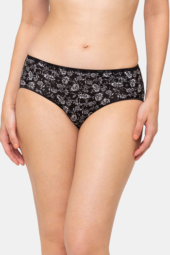 Buy Juliet High Rise Full coverage Ruby High waist Panty - Black at Rs.170  online