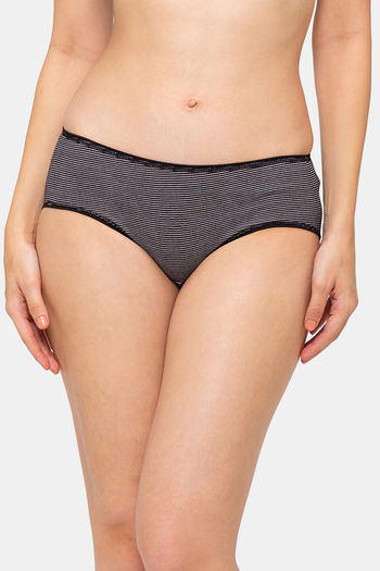 Buy Juliet High Rise Full coverage Ruby High waist Panty - Black at Rs.170  online