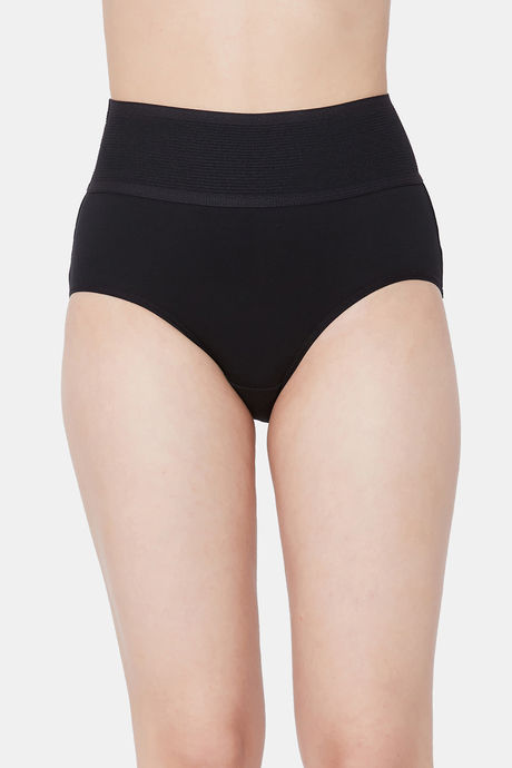 Buy Juliet High Rise Full coverage Ruby High waist Panty - Black at Rs.170  online
