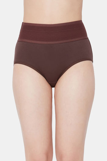 Buy Juliet High Rise Full coverage Ruby High waist Panty - Coffee Brown