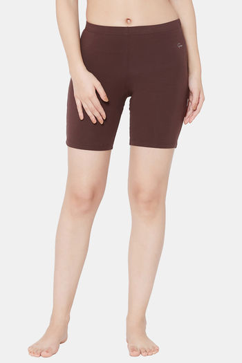 Buy Juliet Skin Fit Shorts - Coffee Brown
