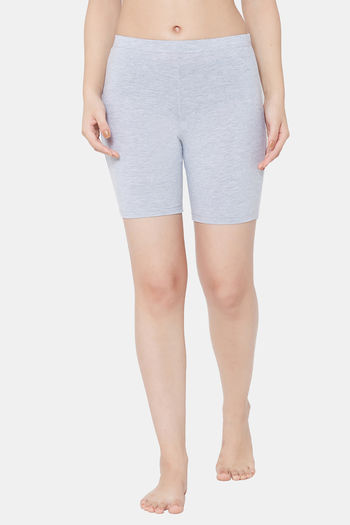 Buy Juliet Skin Fit Shorts - Grey Melange