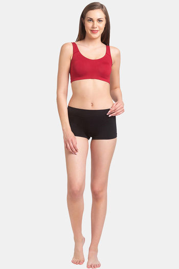 Buy Juliet Low Impact Seamless Easy Movement Sports Bra - Skin at Rs.349  online