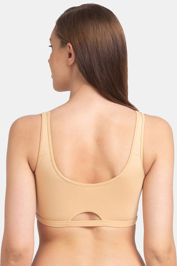 Buy Juliet Low Impact Seamless Easy Movement Sports Bra - White at Rs.349  online