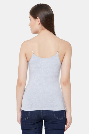 Buy Juliet Cotton Elastane Camisole - Grey Melange at Rs.349 online