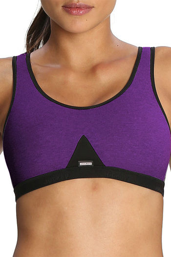 Buy Jockey Low Impact Non Padded Sports Bra- Light Grey at Rs.579 online