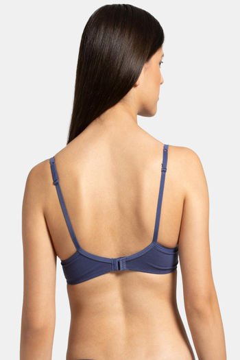 Buy Jockey Non-Wired Padded T-Shirt Bra - Deep Cobalt Blue at Rs.799 online