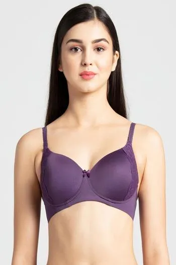 Buy Jockey Non wired T-Shirt Bra - Purple Cosmos at Rs.1199 online
