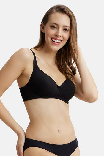 Buy Jockey T-shirt Bra - Black at Rs.999 online