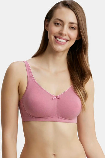 Buy Jockey Moulded Cup Firm Support Everyday Bra - Heather Rose at Rs.729  online