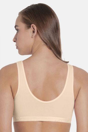 Myntra Skin Coloured Sports Bra Bodycare Pack Of Solid Non-Wired - Main Image