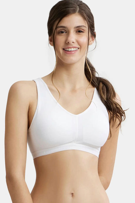 Buy Jockey ES04 Wirefree Padded Full Coverage Sleep Bra with Removable Pads  at Rs.749 online