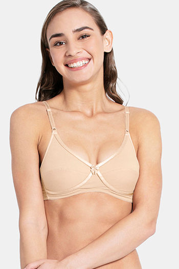 Buy Naiduhall Non Wired Non Padded High Coverage Saree Bra - Skin at Rs.175  online | Bra online