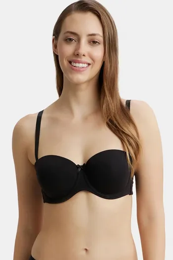 Jockey Women's Padded Cotton Elastane Stretch Full Coverage Multiway  Styling Bra – Online Shopping site in India